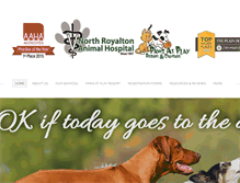 Tablet Screenshot of northroyaltonanimalhospital.com